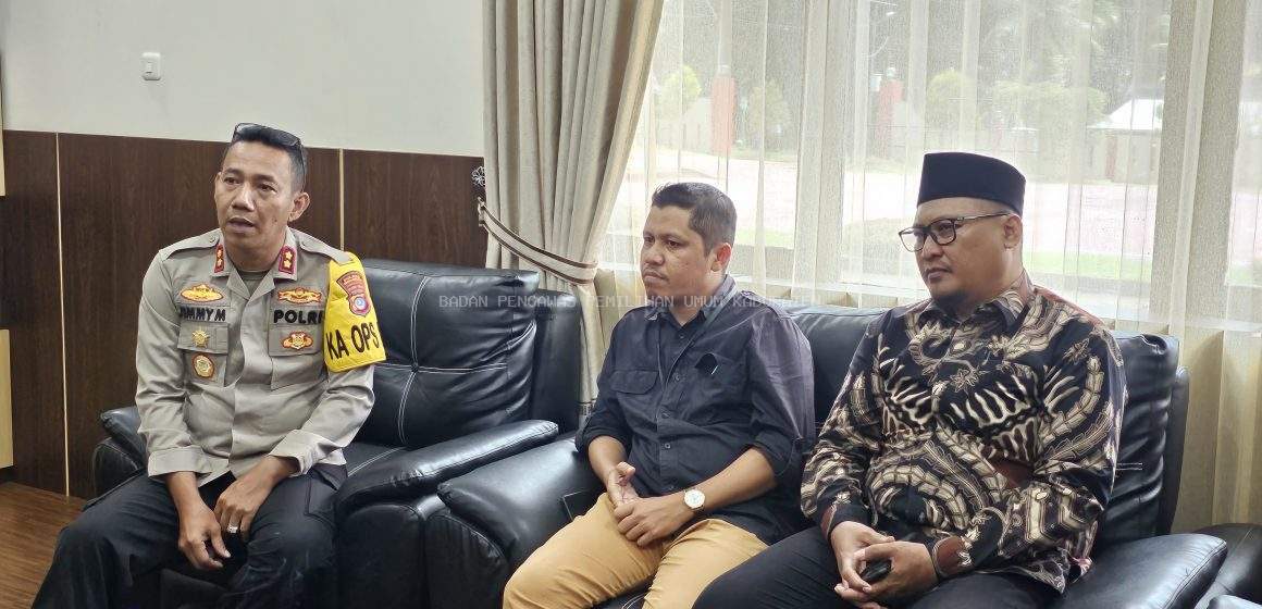 Bawaslu Bangkep Silaturahmi ke Kapolres Kabupaten Banggai Kepulauan
