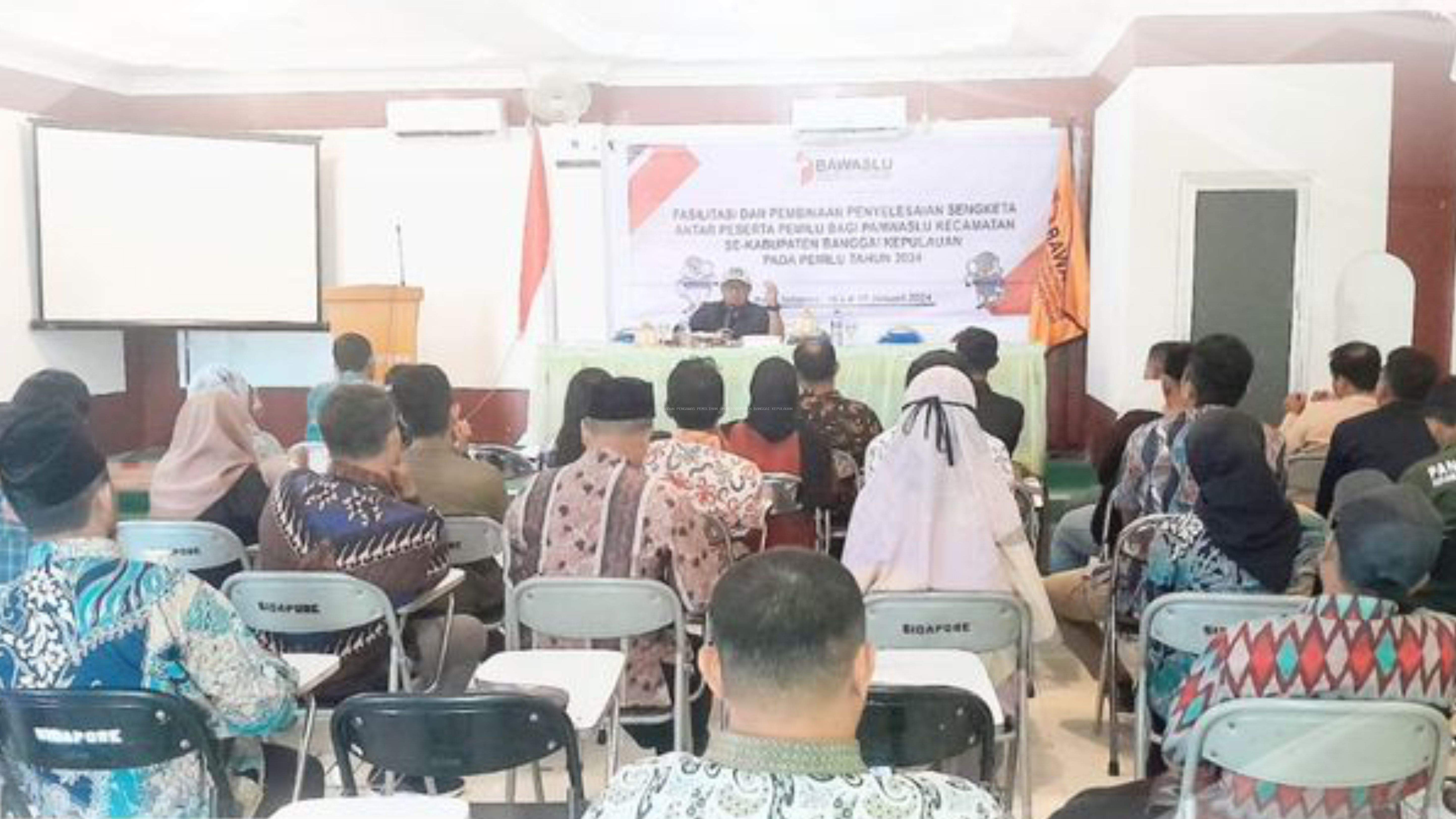 Bawaslu Bangkep gelar Kegiatan Pembinaan Penyelesaian Sengketa Antar Peserta Pemilu