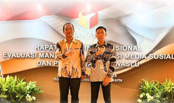 Bawaslu Bangkep Hadiri Rakornas Evaluasi Manajemen Publikasi Media Sosial dan Pemberitaan Bawaslu Pada Pemilu 2024