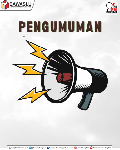 PENGUMUMAN