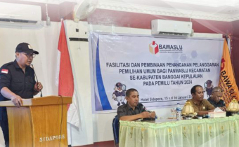 Bawaslu Bangkep gelar Fasilitasi dan Pembinaan Pelanggaran