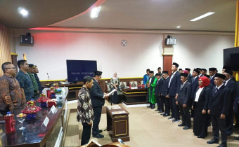 Lantik 36 Anggota Panwaslu Kecamatan, Ketua Bawaslu minta jaga Integritas
