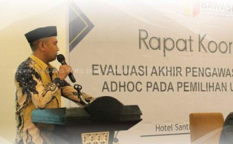 Bawaslu Bangkep Gelar Evaluasi Akhir Pengawasan Bagi Jajaran Adhoc Pada Pemilu Tahun 2024