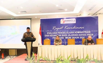 Bawaslu Bangkep Gelar Evaluasi Pengelolaan Administrasi dan Keuangan Bagi Jajaran Adhoc Pada Pemilu Tahun 2024