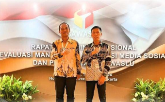 Bawaslu Bangkep Hadiri Rakornas Evaluasi Manajemen Publikasi Media Sosial dan Pemberitaan Bawaslu Pada Pemilu 2024