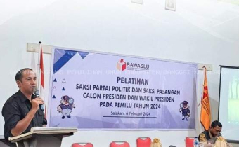 Pelatihan Saksi Parpol, Jainudin Ajak Parpol Awasi Pungut Hitung