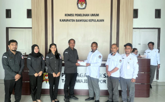 Bawaslu Bangkep terima Data Pemutakhiran Parpol Sipol Semester II 2025